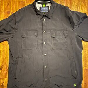 Like New Psycho Bunny Men's Yorktown Stretch Nylon Jacket - XL - NAVY BLUE